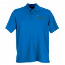 Vansport Omega Solid Mesh Tech Polo in Royal